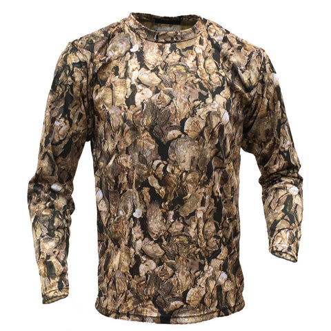 oyster shell camo coastal camouflage performance t shirt hunting camo t shirt oyster pattern 