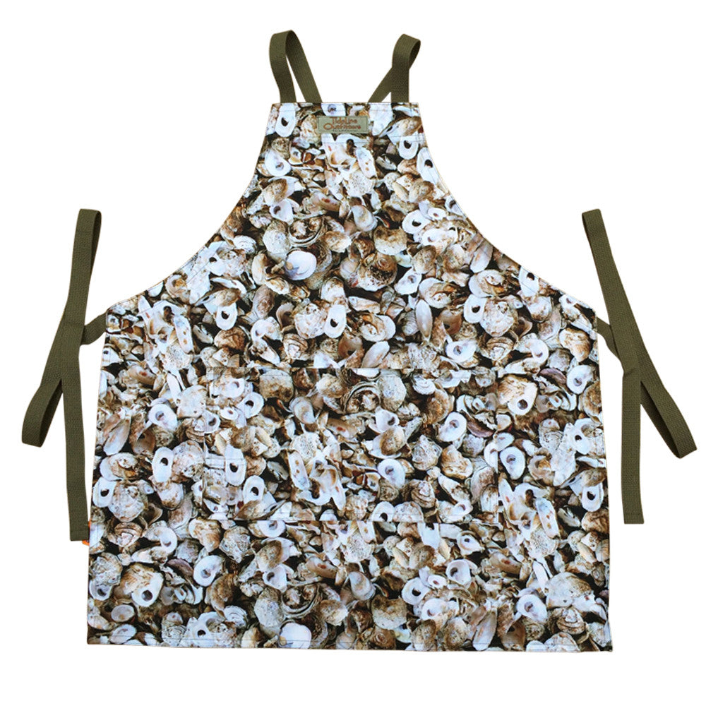 Shell Apron coastal apron oyster shells beach apron oyster roast