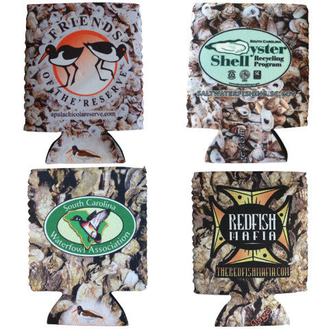 sc waterfowl association, score, redfish mafia koozies